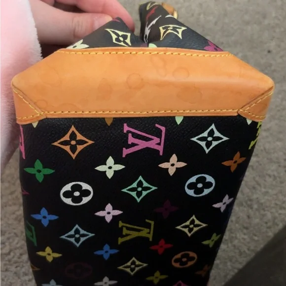 Louis Vuitton Black Multicolor Audra Handbag - Picture 3 of 10